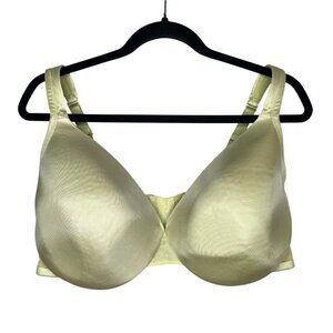 Lane Bryant Cacique Yellow Green Padded Underwire Bra 42DDD